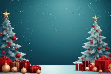 Wall Mural - Gift christmas holiday plant. AI generated Image by rawpixel.