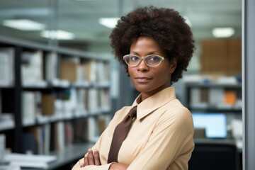 Canvas Print - Publication glasses library office.