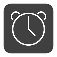 alarm clock icon, time reminder icon