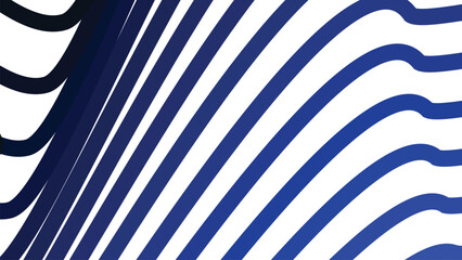 Blue wave stripes line abstract background