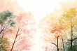 © Rawpixel.com - Trees watercolor background sky backgrounds sunlight.