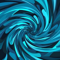 Sticker - Blue abstract background. vector illustration