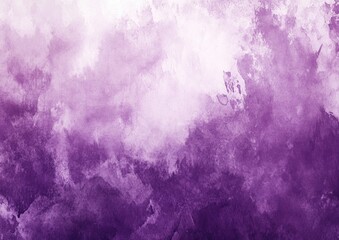 Wall Mural - soft purple watercolor texture with grunge effect featuring space for text background