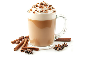 tasty sweet autumn drink spiced latte