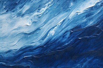 Poster - Abstract rough dark blue painting backgrounds nature.