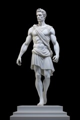 Canvas Print - Sculpture statue adult human.