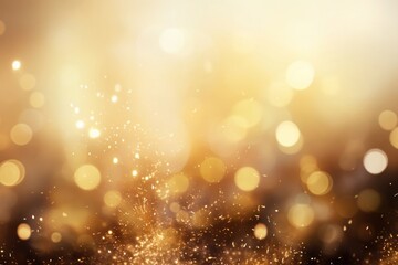 Poster - Gold glitter backgrounds abstract outdoors.