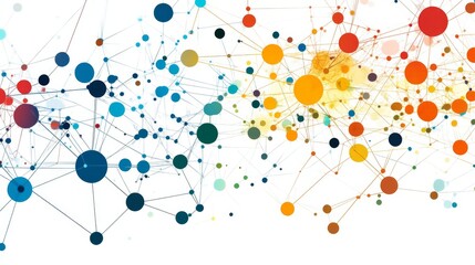 a visual representation of interdisciplinary research, with interconnected networks and shared knowl