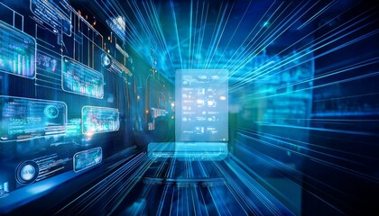 Enhance your SaaS online applications login page with a hi tech background image, ensuring the central focus remains uncluttered yet visually appealing