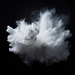 Wall Mural - Abstract white cloud