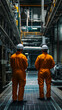 © YouAreBeautiful - Engineers Monitoring Equipment in High Standard Nuclear Facility