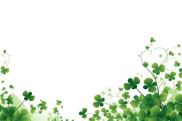 Sticker - Shamrock backgrounds pattern plant.