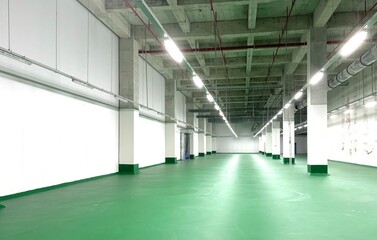 Clean room area for electronics factory