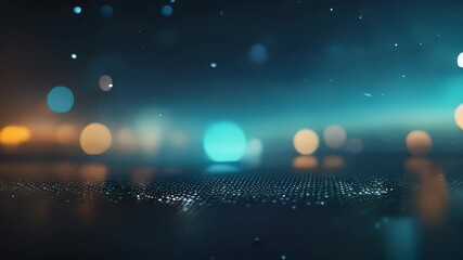 Wall Mural - abstract digital landscape