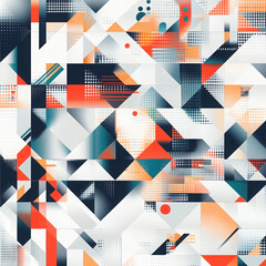 abstract geometric pattern digital art modern design colorful shapes texture triangles lines visual art creative background graphic design bold colors 