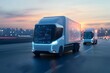 © Downloads - Visually striking image representing the autonomous vehicles in logistics concept
