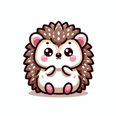 Vector image of a hedgehog