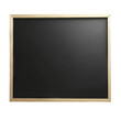© faical - A blank chalkboard with a wooden frame ready for a message.