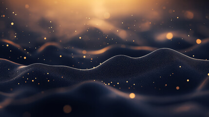 Wall Mural - A blurry image of a body of water with a lot of sparkles