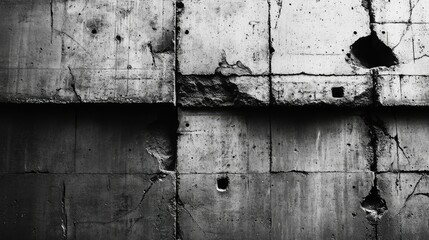 Canvas Print - Textured concrete wall with visible imperfections.