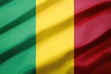 malian flag for national Day or Independence Day of mali