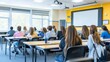 © Jardel Bassi - Engaging Classroom with Students Actively Participating