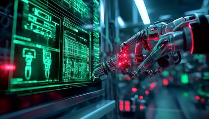 a smart factory utilizing ai algorithms to predict equipment failure and optimize maintenance schedu