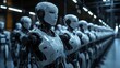 © wikkie - A group of artificial intelligence cyborg robots