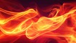 © Popelniushka - Dynamic Flame Flow. Abstract Fire Motion in Vibrant Colours