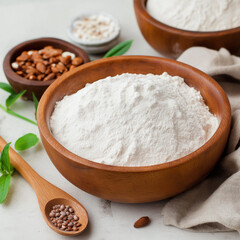 Canvas Print - Buckwheat Flour Isolated