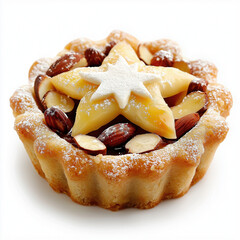 Wall Mural - Mince Pie Isolated