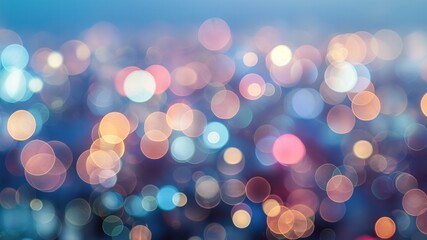 Colorful bokeh light background