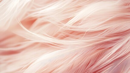 Soft Pink Feathers Texture Background