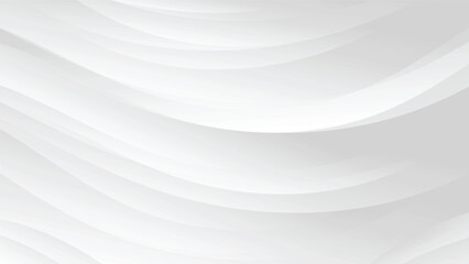 Wall Mural - abstract white background with grey gradient color and elegant dynamic line decoration