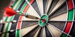 © Yellow Blossom - Dartboard Bullseye, Close-up, Red Dart, Focus, Accuracy, dartboard, darts