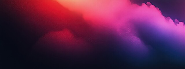 Wall Mural - dark abstract atmosphere, vibrant magenta and crimson light rays, ethereal smoke patterns, dramatic shadows, cinematic colored fog, moody atmospheric lighting, surreal dreamscape