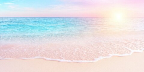 Beautiful abstract beach background with pure water.