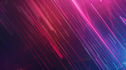 Wall Mural - Gradient tech background with futuristic lines.