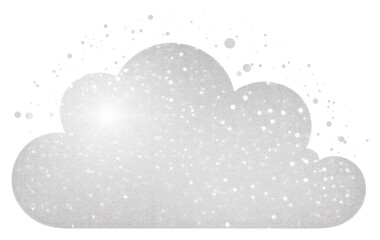 Poster - PNG Cloud icon backgrounds outdoors nature.