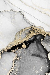 Wall Mural - Original artwork photo of marble ink abstract art. High resolution photograph from exemplary original painting. Abstract painting was painted on HQ paper texture to create smooth marbling pattern.