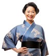 © Rawpixel.com - PNG Middle aged japanese woman fashion kimono dress.