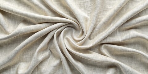 Swirling Beige Fabric Texture, Close-Up, Macro, Wrinkles, fabric, texture, material