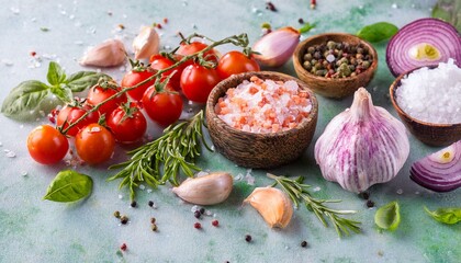 Himalayan pink salt in wooden bowl, Healthy food ingredient. ai generated