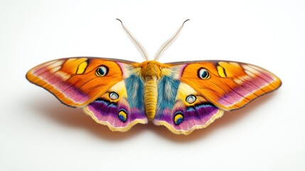 Colorful Butterfly with Fringed Wings