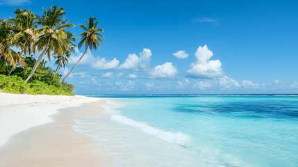 Wall Mural - Beautiful paradise beach