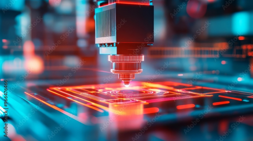 Machine Vision High Technology Machine vision technology, augmented reality object detection ...
