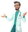 © Rawpixel.com - PNG Glasses doctor adult transparent background.
