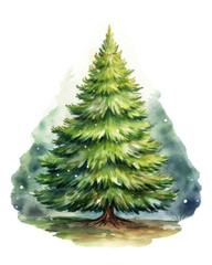 Wall Mural - PNG Christmas plant tree pine.