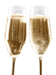 © Rawpixel.com - PNG Two champagne glasses drink wine refreshment.