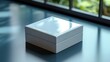 © studio clever - Minimalistic White Square Box on Table Generative AI